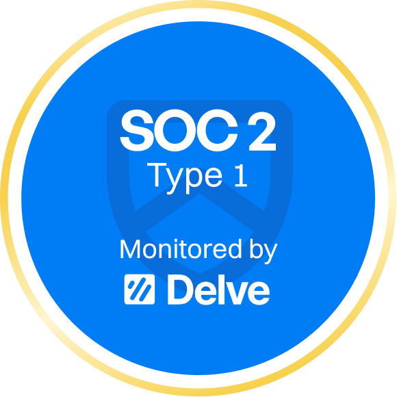 SOC 2 Type 1 Monitored by Delve